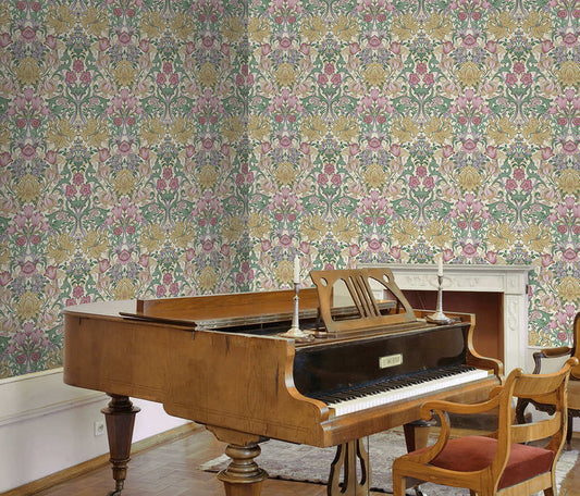 Fleurmont Wallpaper Cream/ Multi