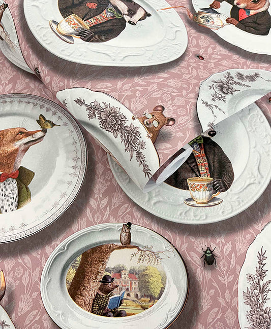 Tales of the Manor Wallpaper Blush