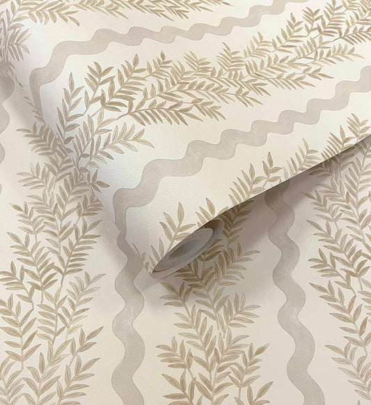 Pipkin Stripe Wallpaper Natural