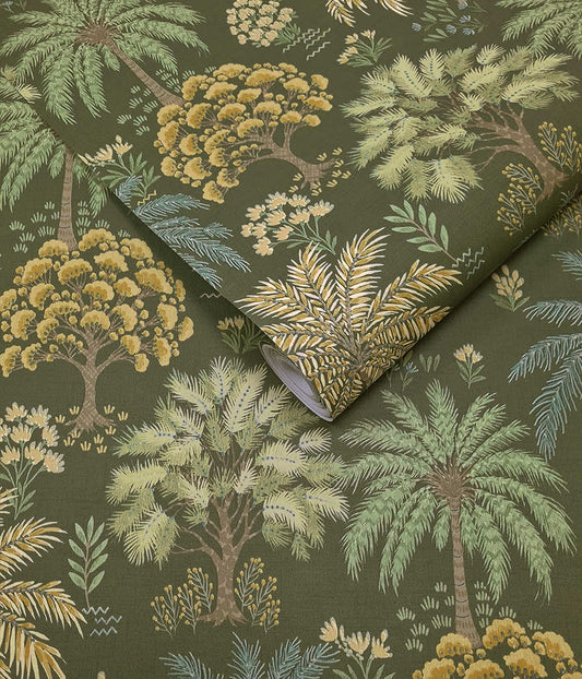 Solana Green - Wallpaper Inn