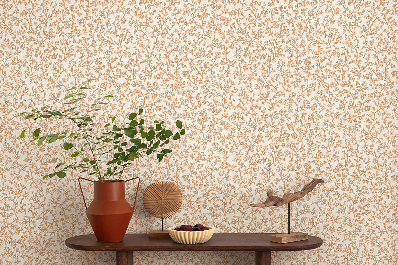 Posedonia Coral - Wallpaper Inn
