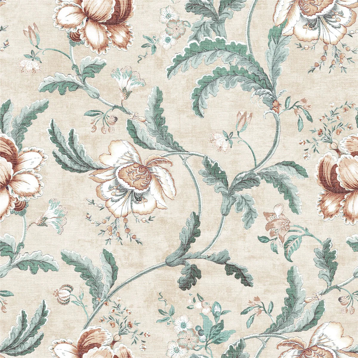 Tapestry Floral Wallpaper Wallpaper Inn