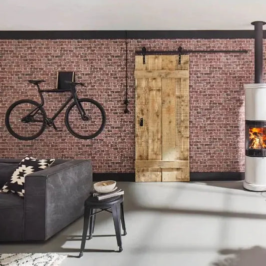 Baker street Red Brick Wallpaper Wallpaper Inn