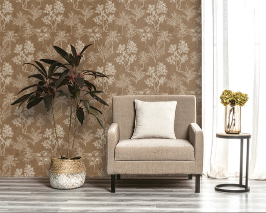 Zen Foliage Light Brown