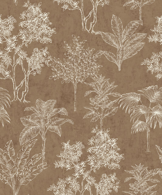 Zen Foliage Light Brown