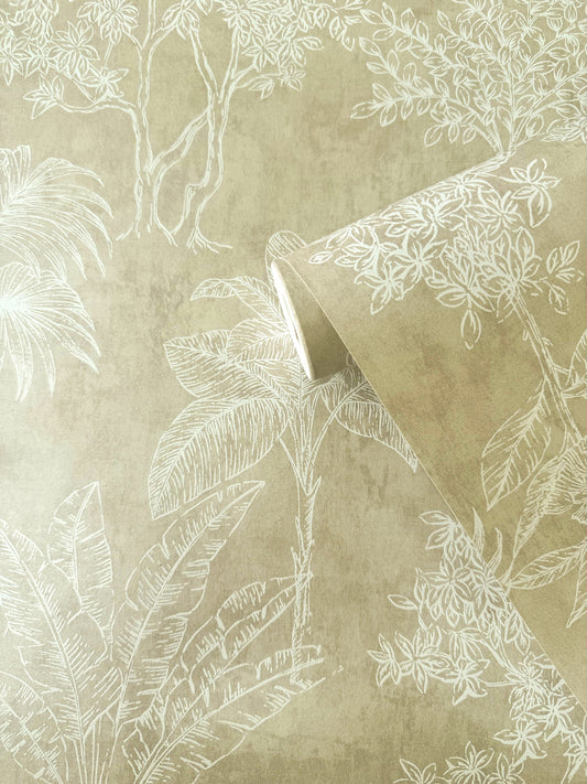 Zen Foliage Cream & White