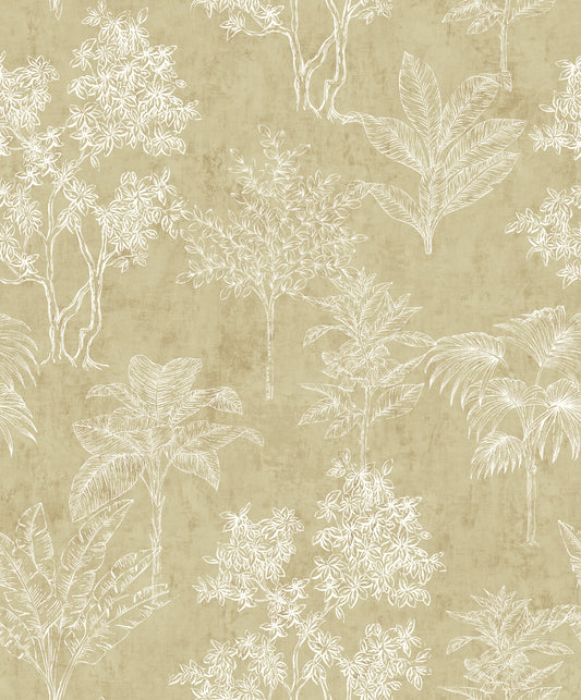Zen Foliage Cream & White