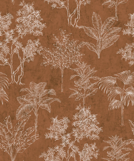 Zen Foliage Burnt Orange