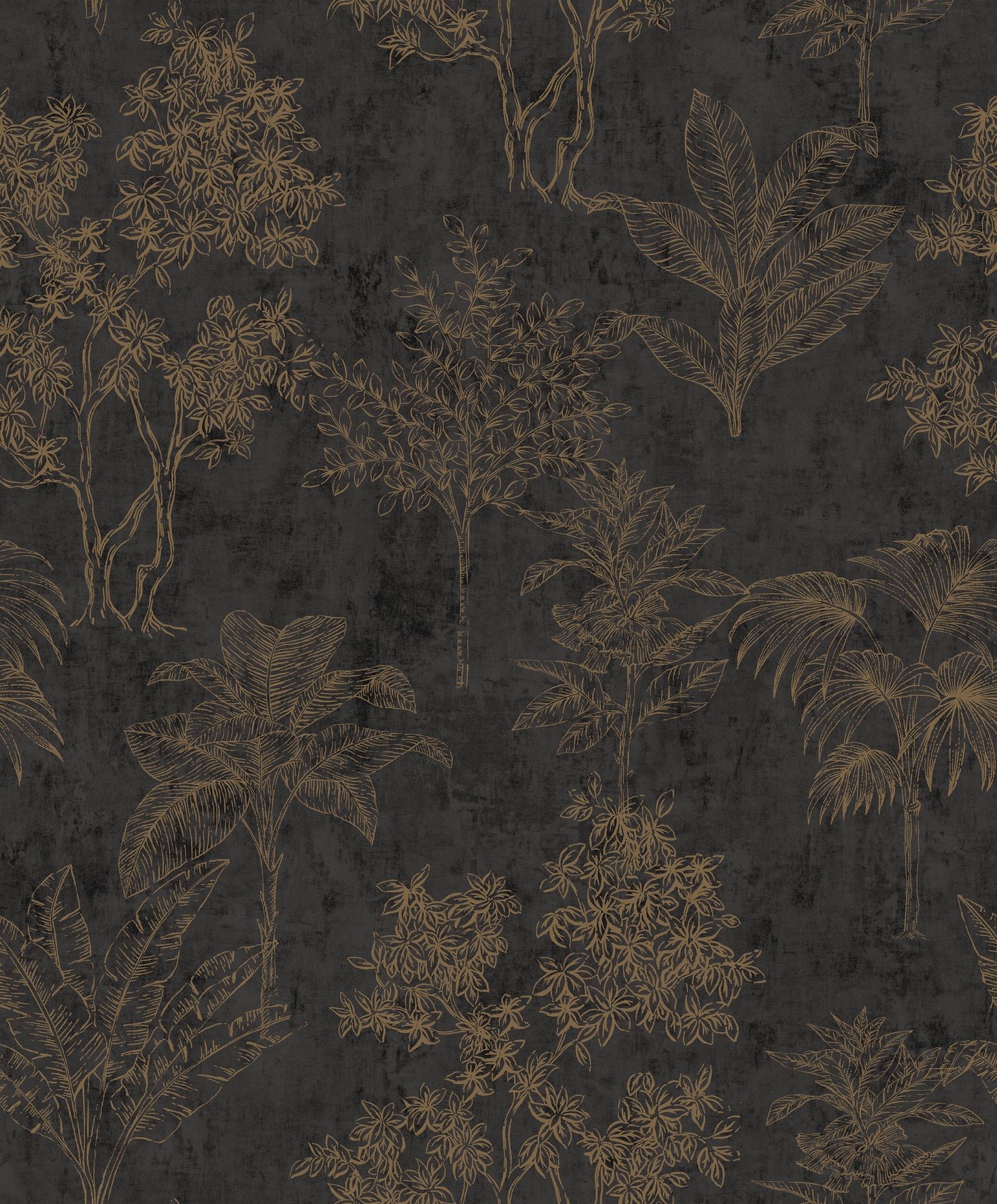 Zen Foliage Copper & Black