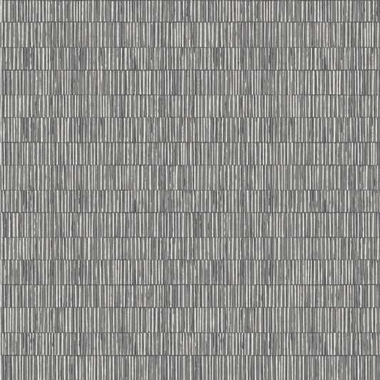 Bamboo Screen Silver on Grey