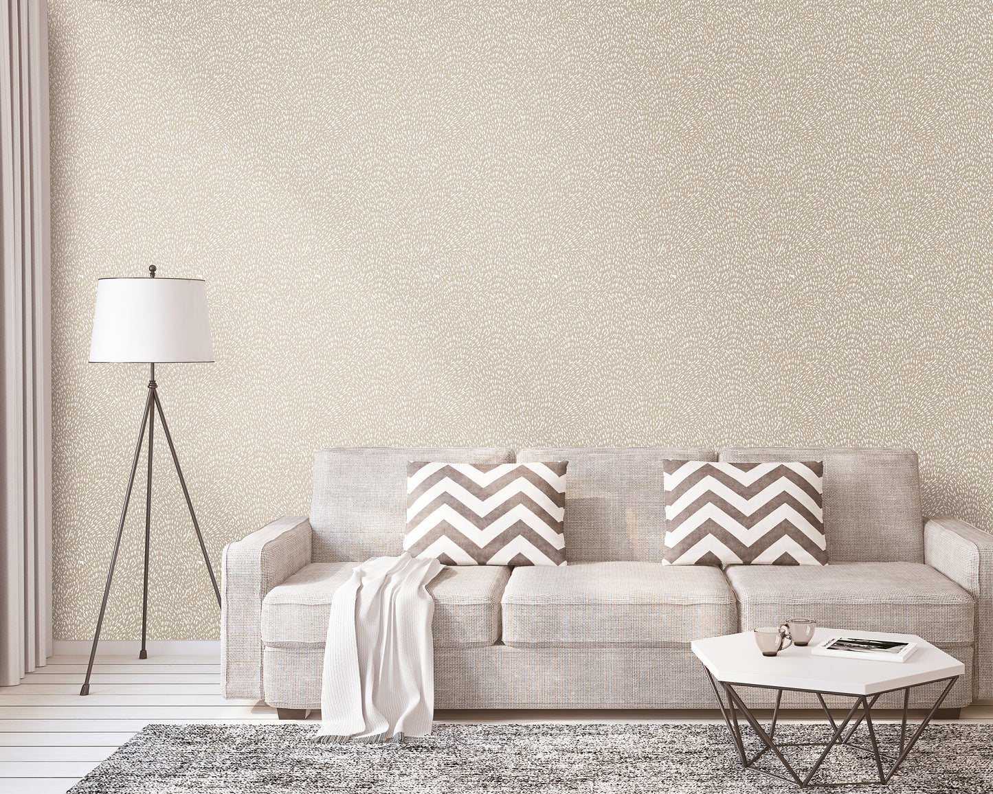 Fan Fleck Cream on Cream