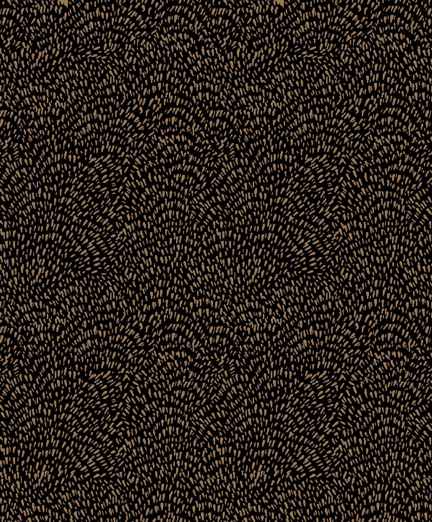 Fan Fleck Gold on Black