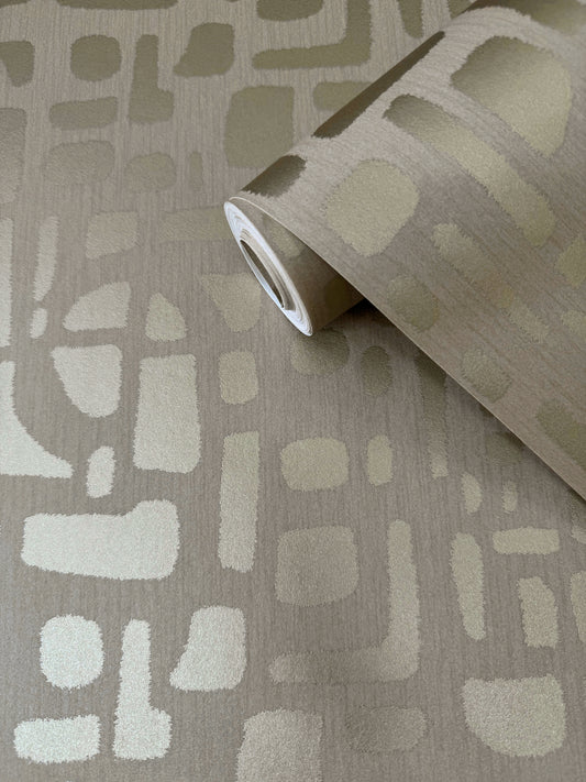 Chunky Geo Gold / Beige