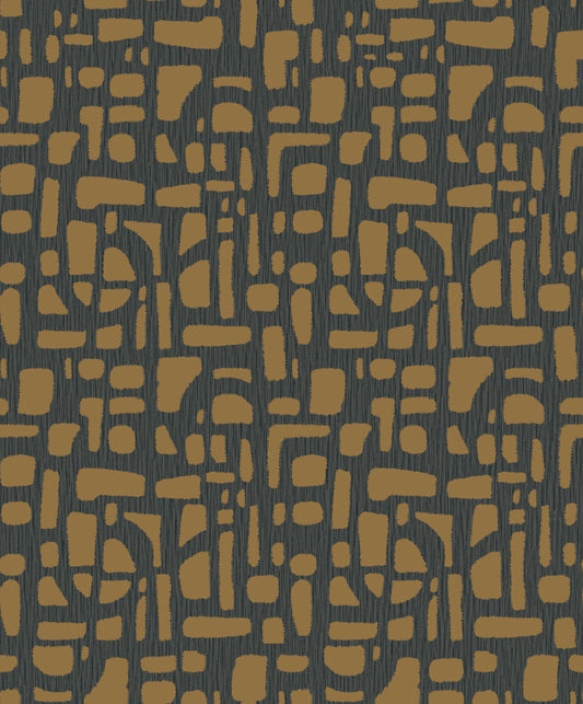 Chunky Geo Gold on Black