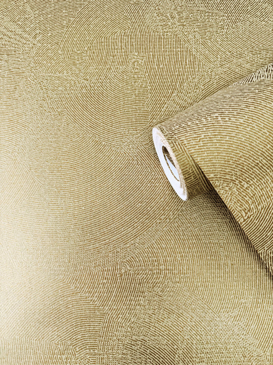 Plaster Fan Copper on Beige