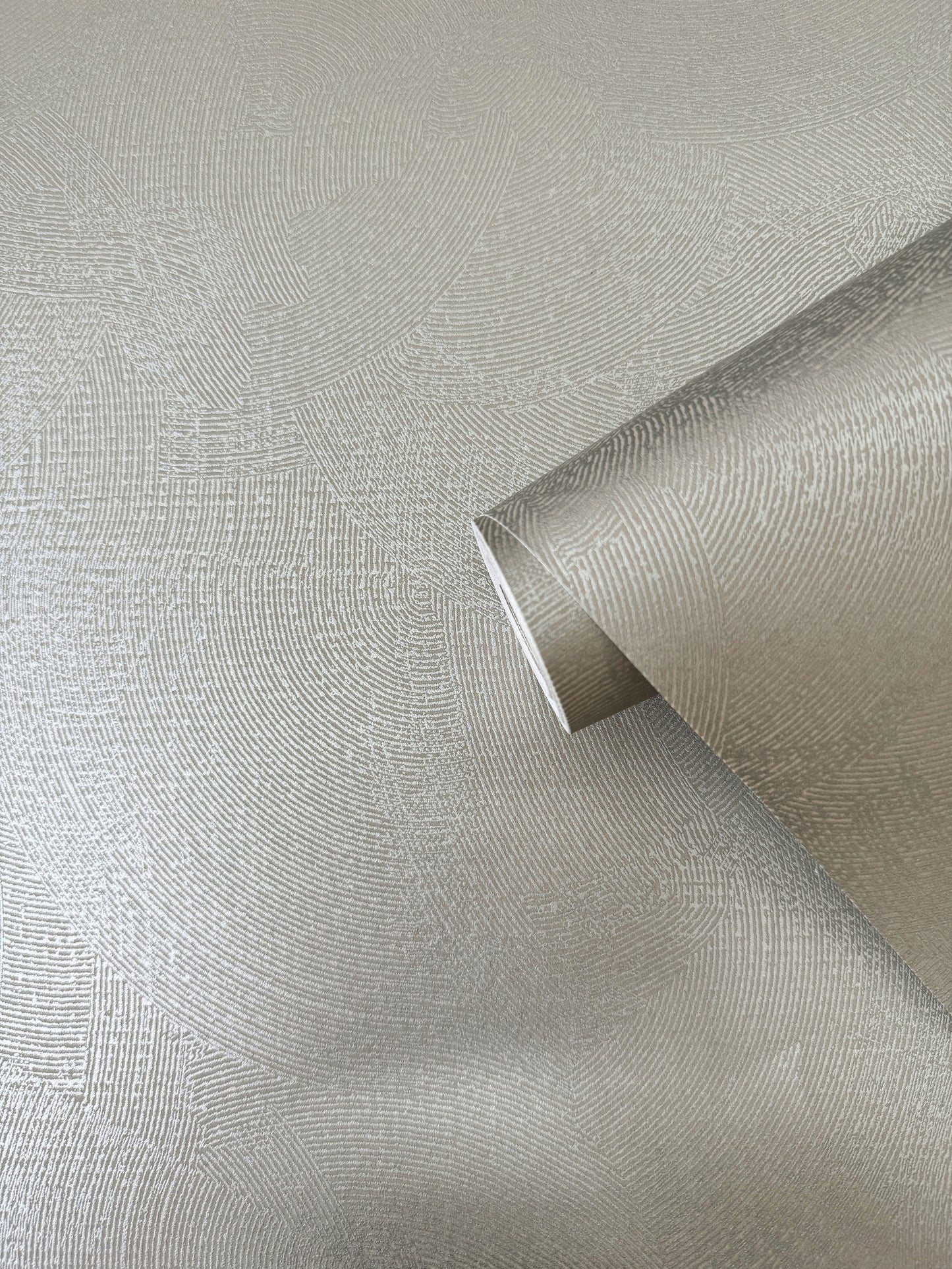 Plaster Fan Silver Grey