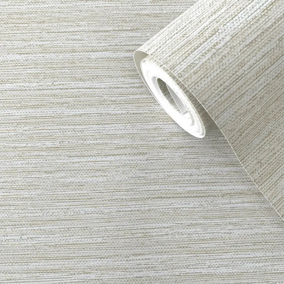 Weave- Effect Textile Wallpaper Wallpaper Inn