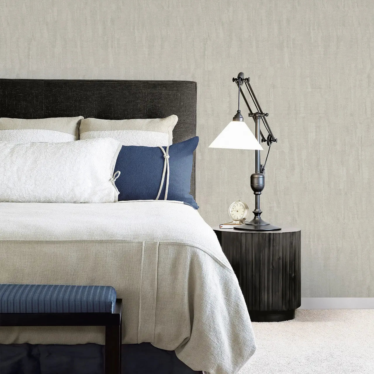 Plaster industrial Beige Wallpaper Wallpaper Inn