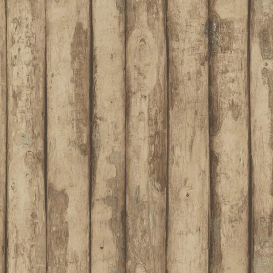 Log Cabin Natural Wallpaper Inn
