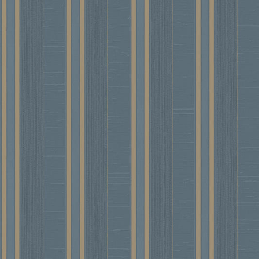 Silk Stripe Blue / Gold