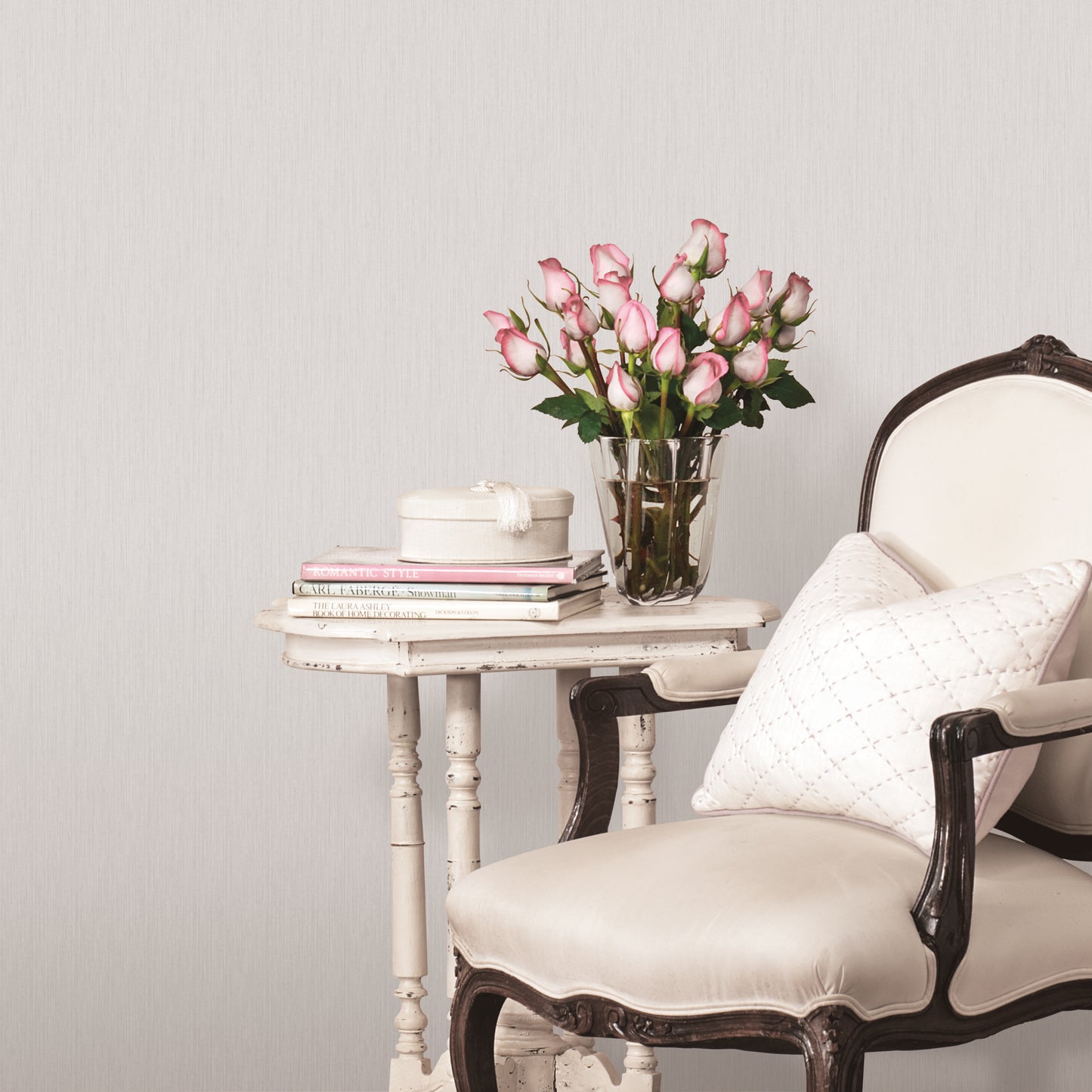 Vertical Textile Silver Grey