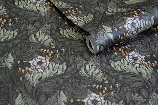 Rambleicious Multi Green - Wallpaper Inn