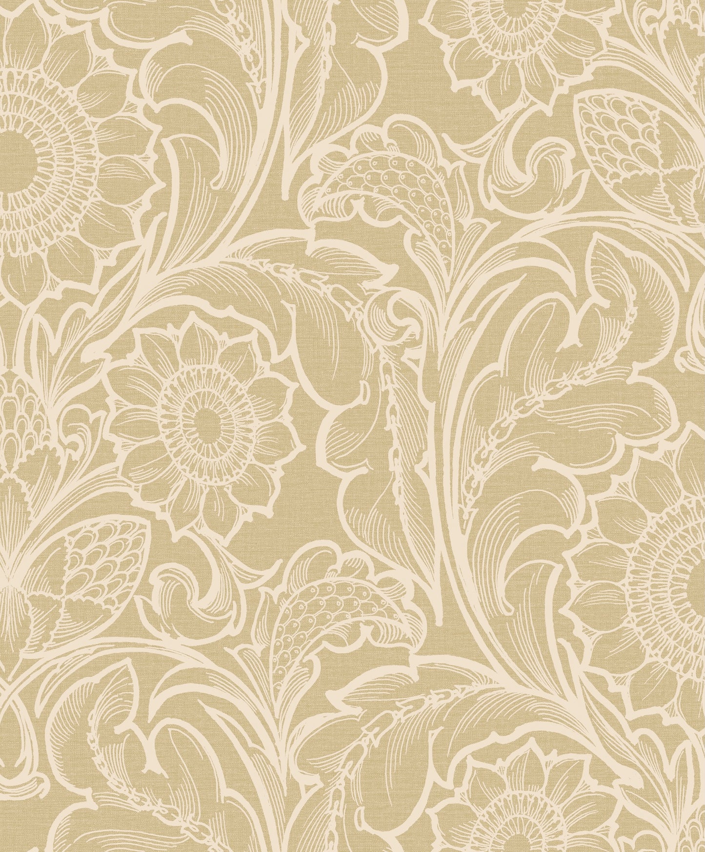 Sunnyside Up Beige - Wallpaper Inn