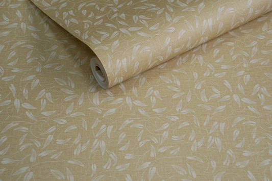 Tit Willow Ochre - Wallpaper Inn