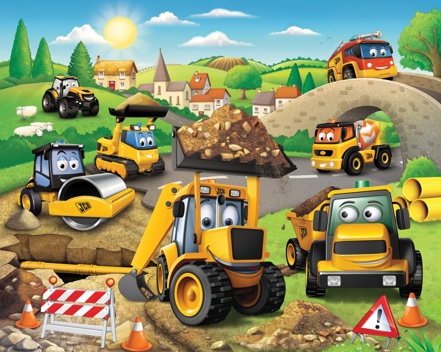 My 1st JCB Mural Wallpaper Inn