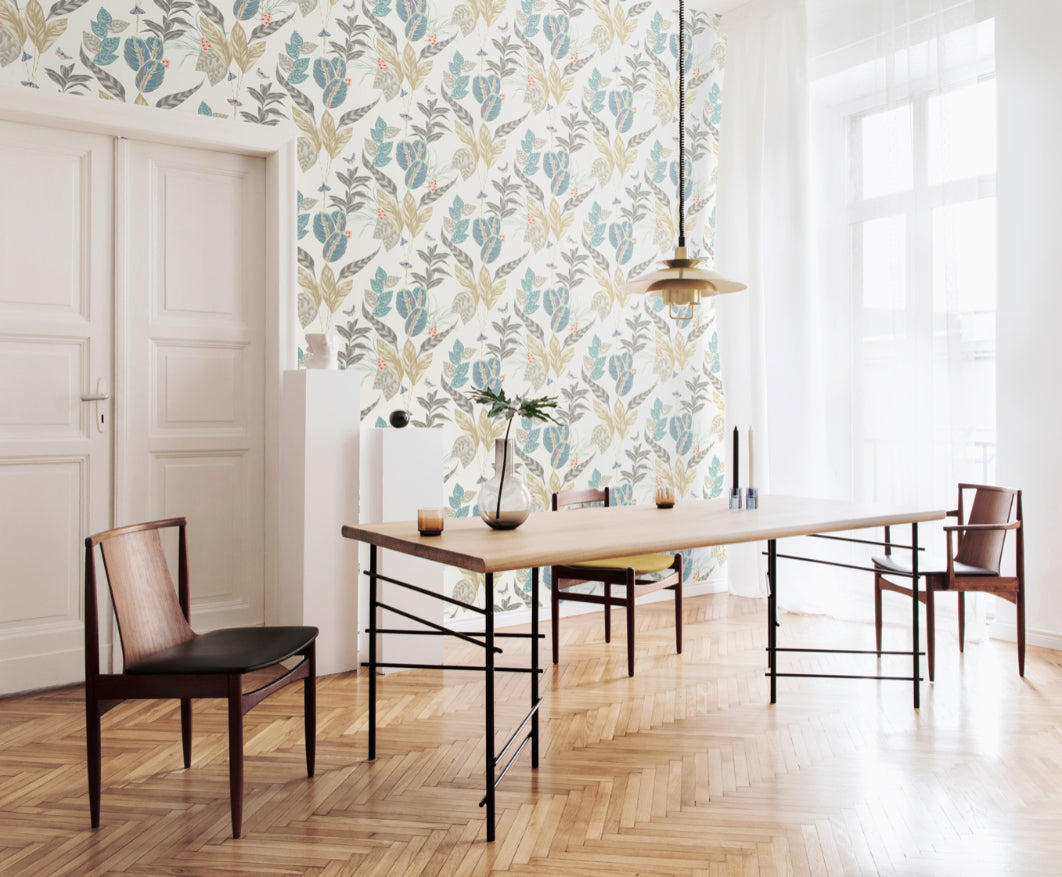 Spirit Soft Blue - Wallpaper Inn