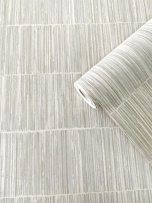 Bamboo Stripe Wallpaper Greige