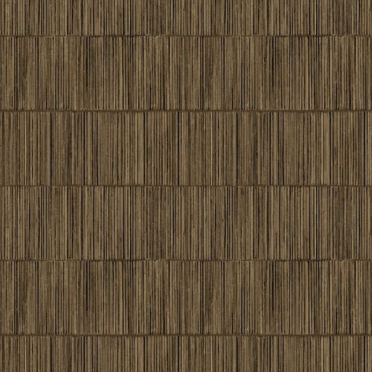 Bamboo Stripe Wallpaper Bronze / Brown