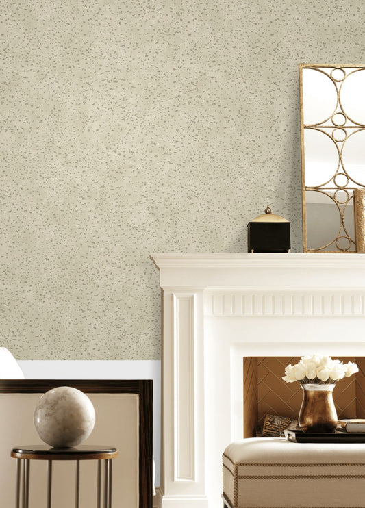 Spot Abstract Wallpaper Gold Beige