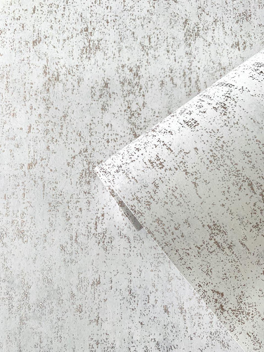 Speck Industrial Mottled Wallpaper Rose Gold