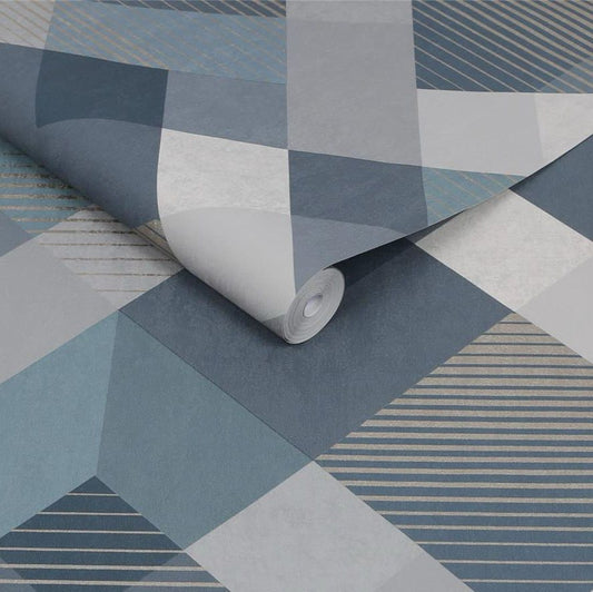 Kaleidoscope Denim Wallpaper