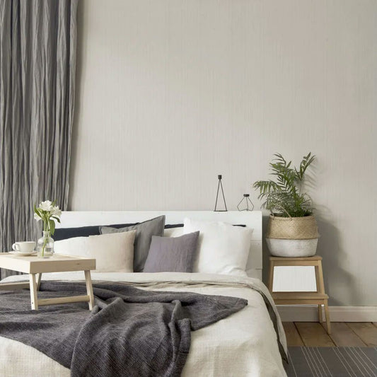 Silk Cascade Wallpaper Ivory