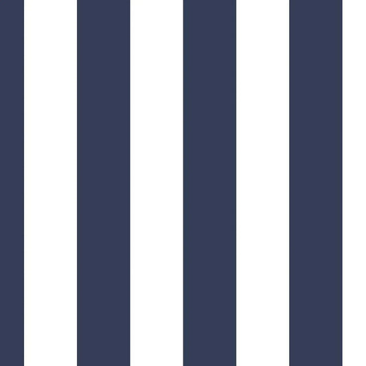Navy and white Stripe Wallpaper Wallpaper Inn