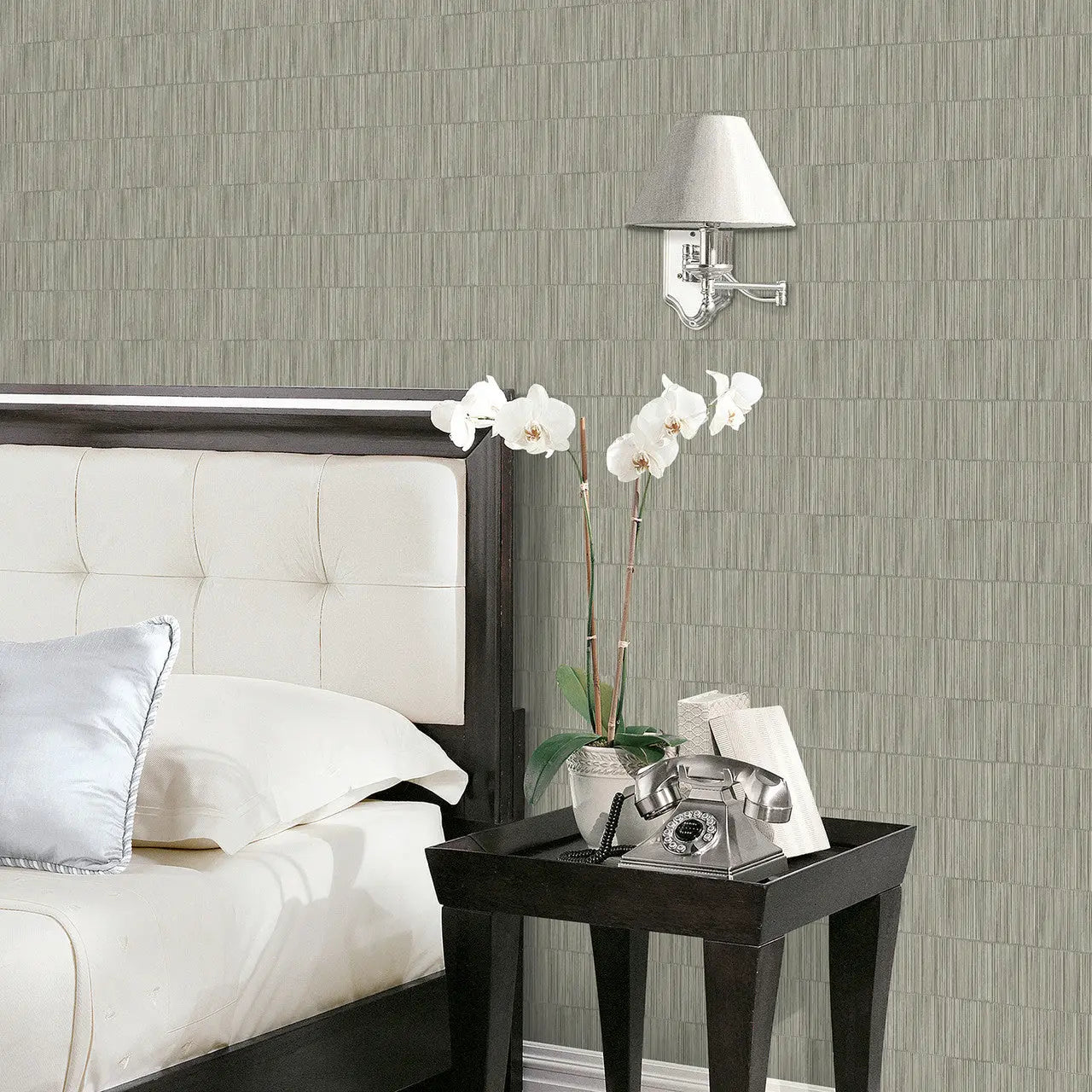 Bamboo Stripe Wallpaper Wallpaper Inn