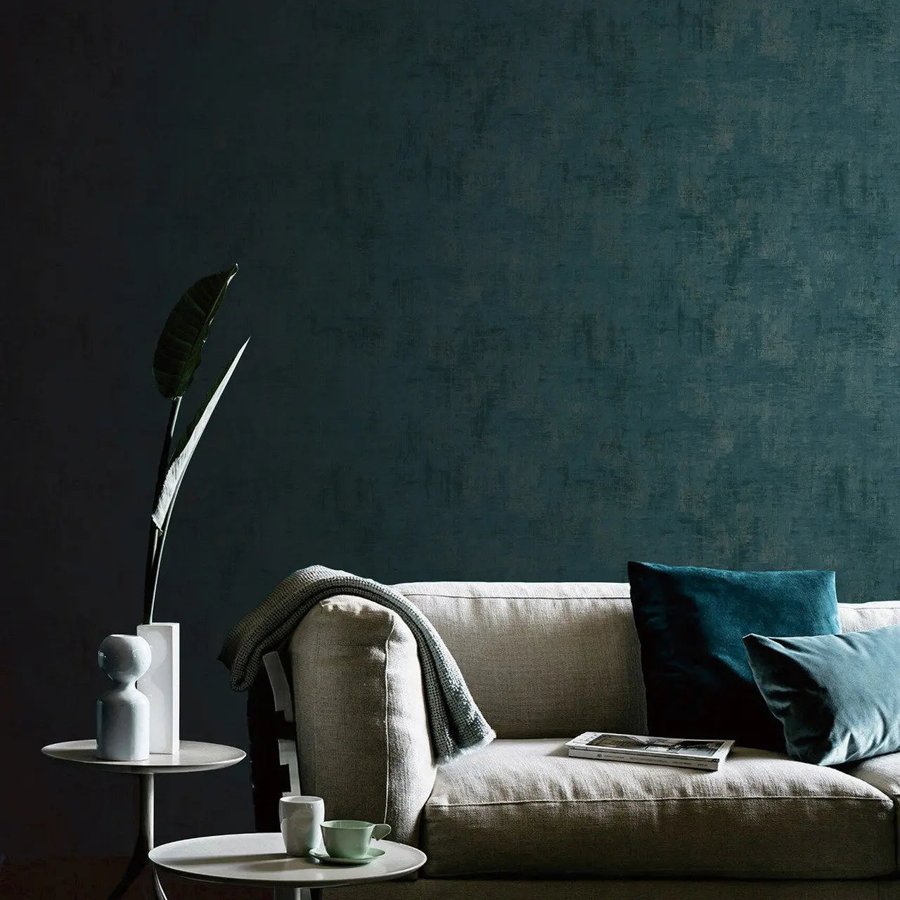 Distressed Plaster Wallpaper Wallpaper Inn