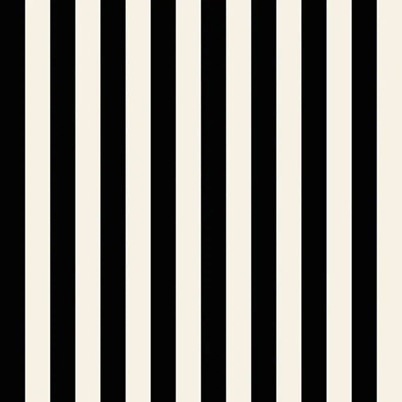 Regency Stripe Wallpaper - Black & White Wallpaper Inn
