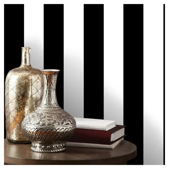 Tent Stripe Wallpaper - Black & White Wallpaper Inn