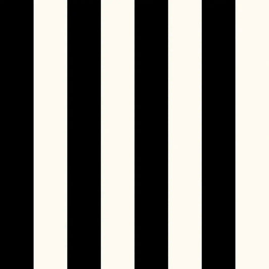 Tent Stripe Wallpaper - Black & White Wallpaper Inn
