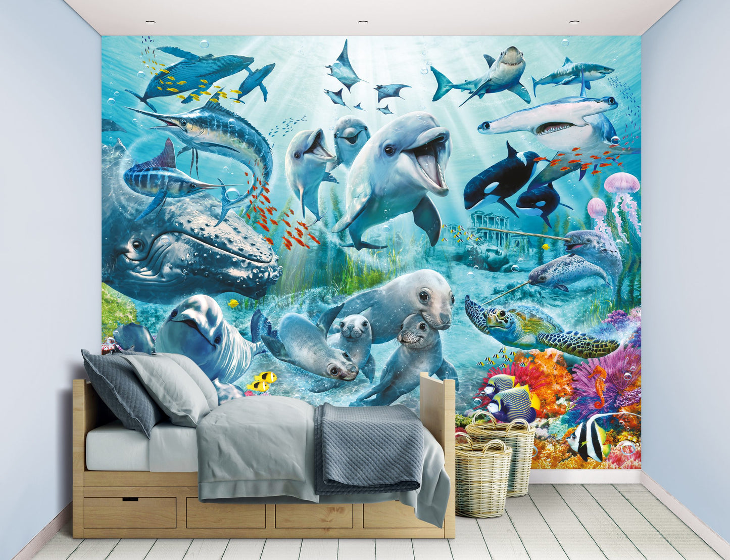 Under the Sea Mural Wallpaper Inn
