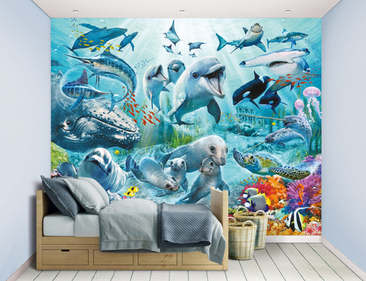 Under the Sea Mural Wallpaper Inn