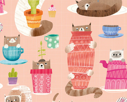 Kitten Kaboodle Watermelon Wallpaper