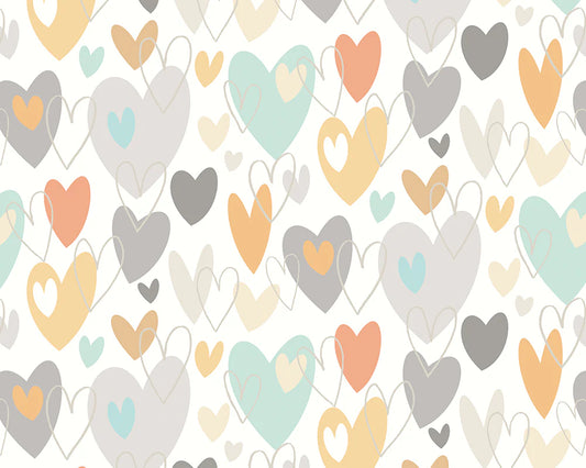 Pop Hearts Honey Mallow Wallpaper