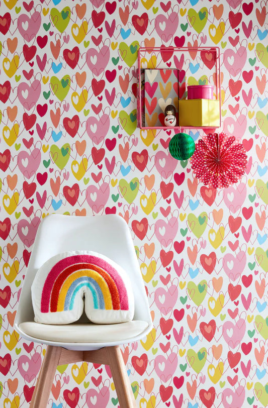 Pop Hearts Tutti Frutti Wallpaper