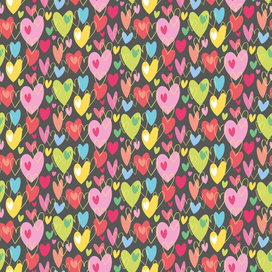 Pop Hearts Cherry Bon Bon Wallpaper