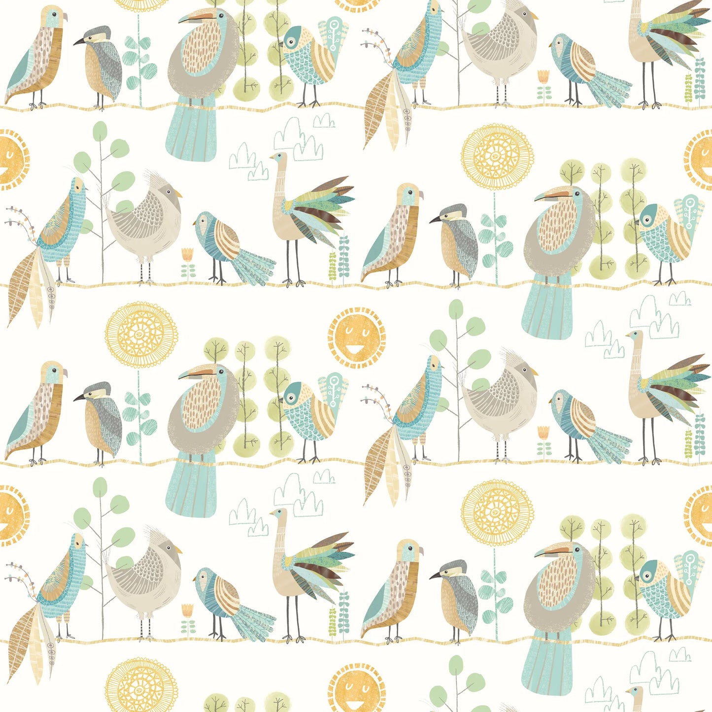 Feather Fandango Popcorn Wallpaper