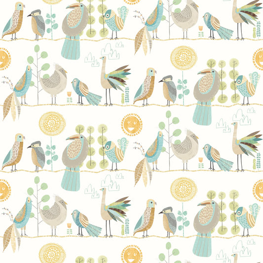 Feather Fandango Popcorn Wallpaper